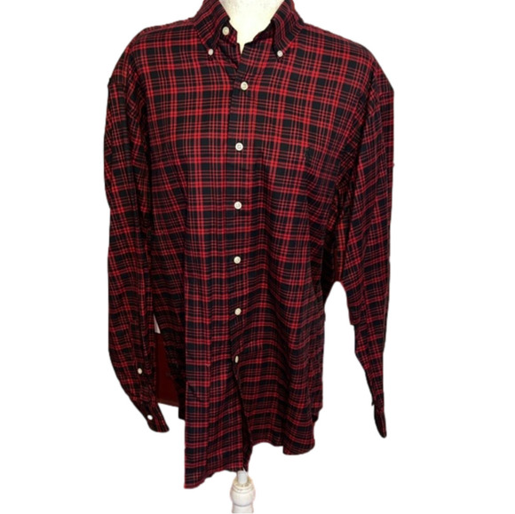 Ralph Lauren Other - Men’s Ralph Lauren Blake 2-Ply Cotton Long Sleeve Button Plaid Shirt M